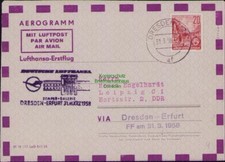 B21773 DDR Ganzsache Aerogramm