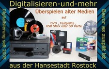 5 VHS-Kassetten auf dvd oder auf mp4 Datei auf USB STICK