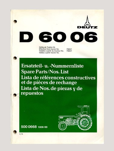 Deutz 6006 traktor - deutz, d