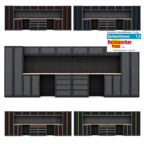 2er set werkzeugwand - set,