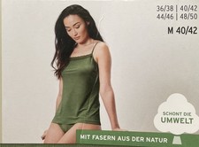 Damen Unterhemd Hemdchen Gr. M 40/42 Grün NEU
