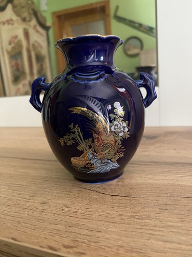 Kobaltblaue blumenvase kleine - blumenvase,,