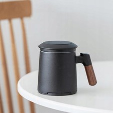 Teetasse mit Deckel und Sieb Teetasse Keramik Teebecher 300ml Teetasse Teetassen