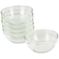 Glasschüssel Ø 10cm im Set Beilagenschüssel Dessertschale Stapelschale