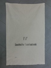 Deutsche Bundesbank Geldsack Grösse IV ca. 90x58cm Leinen/Jute sehr robust