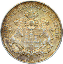 Deutsche Staaten Hamburg KM612