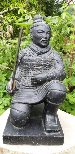 Samurai mit bronze schwert - samurai,