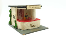 Preiser 1022 Holzfigur Erfrischungen Kiosk Fertigmodell H0 1:87 Gebäude alt