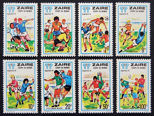 Zaire 558 565 jahr - zaire,, mi.nr.