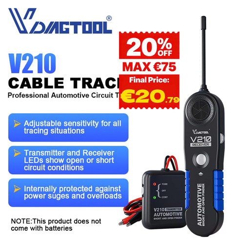 Vdiagtool v210 24v - v210, 6-24v