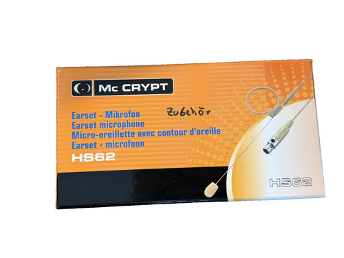 Crypt hs62 earset mikrofon - hs62, earset-mikrofon