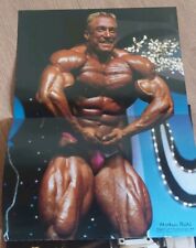 Sport Revue Zeitschriften mit Poster Vintage Schwarzenegger, Coleman,Yates, Rühl