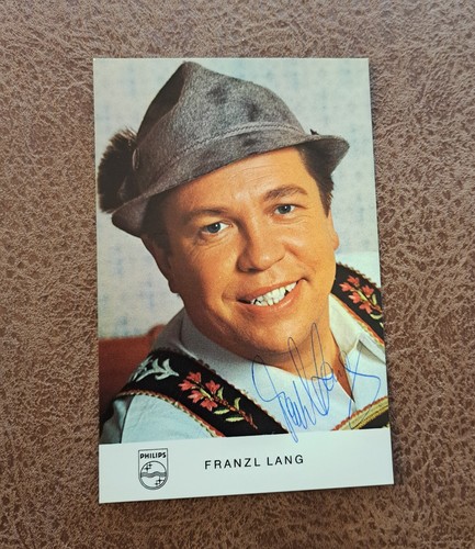 Franzl lang autogrammkarte - -,
