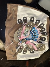 Strandtasche Tasche mit Flip Flops Größe 37/38 Picknick Tasche Teller Besteck ?