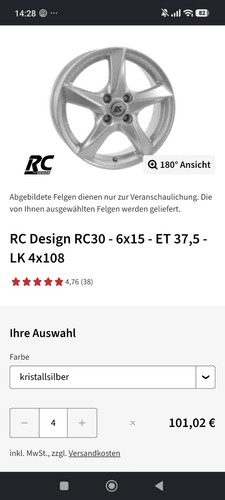 Alu felgen rcdesign rc30 5 - felgen,,