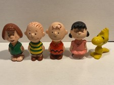Peanuts Schleich Vintage 5 x Figur Charlie Brown,Lucy,Woodstock,Linus…