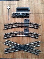 Trix Express 4372 4369 4358 el. Entkupplungsgleis,2x Anschlussgleis, Kreuzung H0