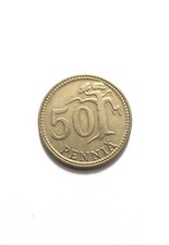 Coin 50 Pennies 1971 Suomen
