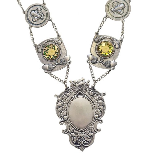 Schützenkette altsilber - schützenkette,