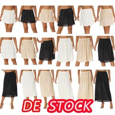 Damen Unterrock Glatt Kurz