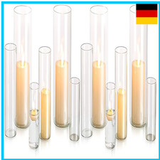 Glasvase Zylinder Kerzenhalter