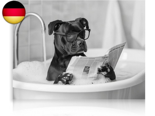 Dazzlewall lustiger hund mit - hund,