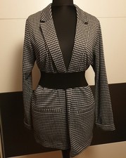 Damen Blazer mit Hahnentritt
