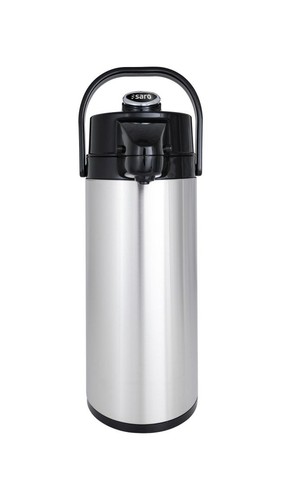 Edelstahl isolierpumpkanne - edelstahl,