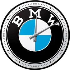 BMW - Logo Wanduhr, 31 cm