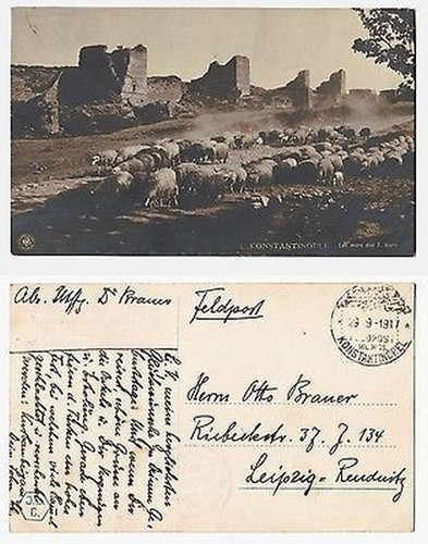 66648 mit feldpoststempel - ak,