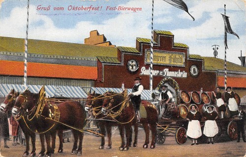 Gruß vom oktoberfest - ak,