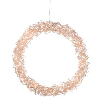 LED Metall Hänge Kranz 30cm -