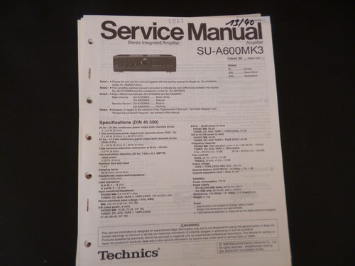 Original service manual - service,