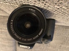 Canon EOS 600D / EOS Rebel T3i 18.0MP Digitalkamera - Schwarz (Kit mit EF-S...