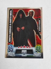 Star Wars Karten - force attax-  Darth Sidious/ Darth Maul