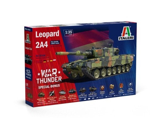 Italeri leopard a4 war - 2,