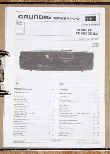 Grundig 1900 original - grundig,