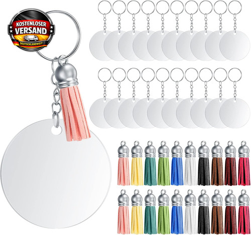 Acryl schlüsselanhänger set - acryl,