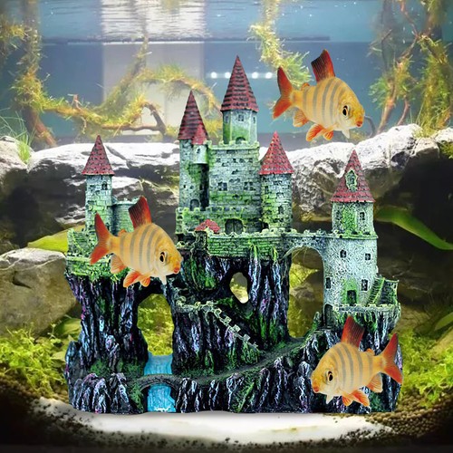 Aquarium deko burg haus aus - deko,