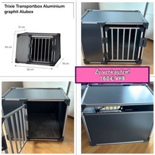 Trixie Transportbox Aluminium Graphit Alubox