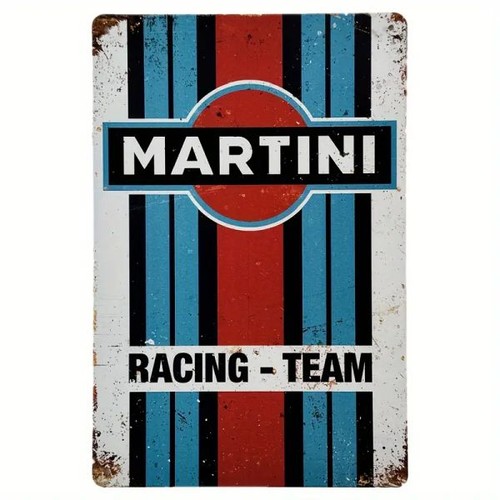 Blechschild martini racing - martini,