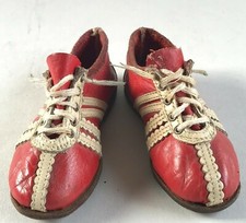 Reklame Werbung Zeha Miniatur Schuhe Sportschuhe Schuhfabrik Hohenleuben DDR ~60