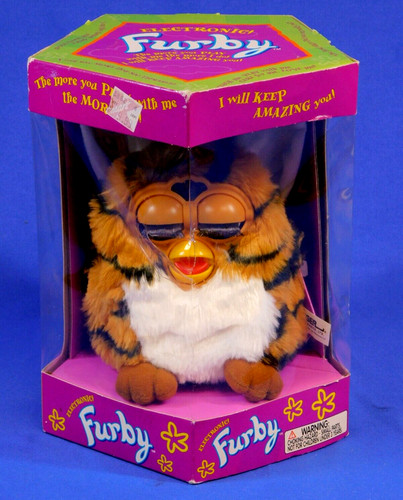 Furby orange black with - furby,