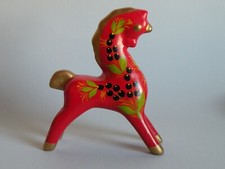 DALA Holzpferd Deko handbemalt Schweden 19cm