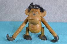 Holzfigur Affe Klammeraffe