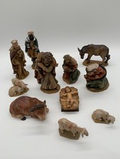 antike Krippenfiguren Holz