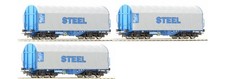 Roco H0 66145 3-teiliges Set Schiebeplanenwagen der ÖBB | Neu
