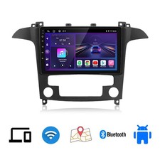 Autoradio Für Ford S-Max S Max 2007-2015 Carplay Android13 GPS Navi BT WIFI 64G