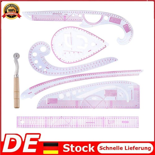 Kurvenlineal set stück - kurvenlineal,