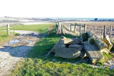 Photo 6x4 Cattle grid, Coombe Head Coombes Where did the rubble come from c2010